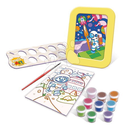 Risanje in barvanje - Slikanje po številkah Vesolje Magic Art Educa_1