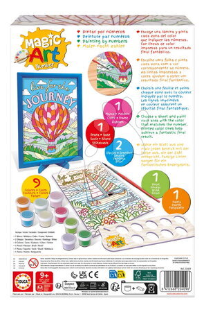 Kreslení a malování - Malování podle čísel Dopravní prostředky Magic Art Number Vehicles Educa - 3