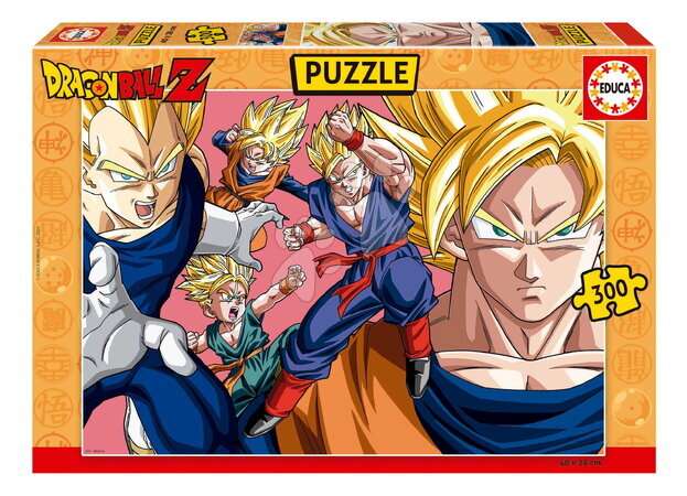Puzzle pentru copii 100 - 300 de bucăți - Puzzle Dragon Ball DBZ Educa