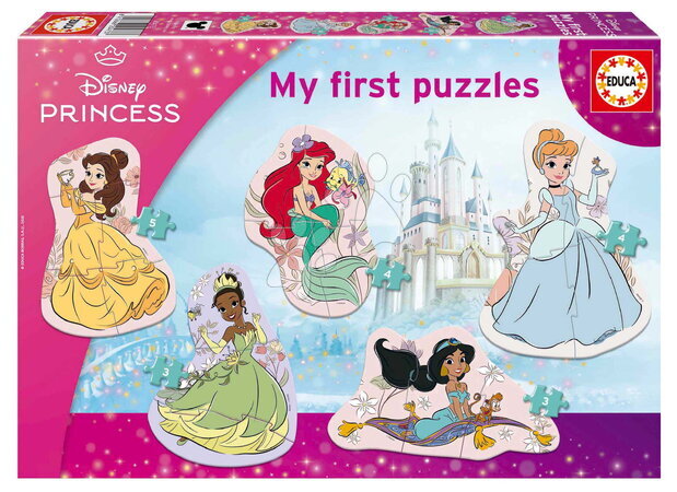Puslespil til de mindste - Puslespil til de mindste Princess My First 4 Puzzles Educa