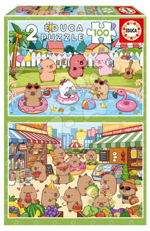 Detské puzzle od 100-300 dielov - Puzzle CapyFun Educa