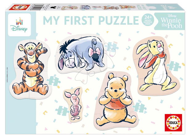 Puslespil til de mindste - Puslespil til de mindste Winnie the Pooh My First 4 Puzzles Educa