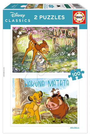 Detské puzzle od 100-300 dielov - Puzzle Disney Classic Educa