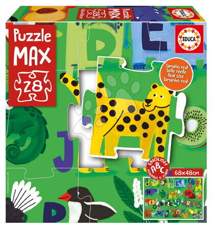 Detské puzzle od 100-300 dielov - Puzzle Alphabet MAX Nature Educa