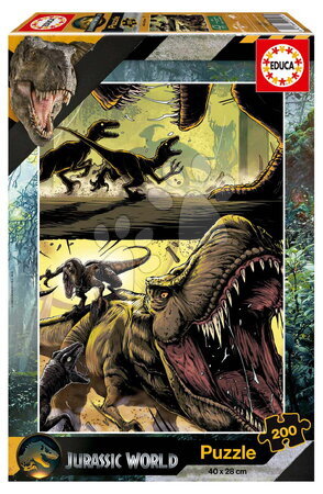 Detské puzzle od 100-300 dielov - Puzzle Jurassic World Educa