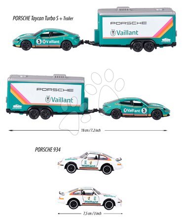 Avtomobilčki - Avtomobilčki s prikolico Race Trailer Majorette - 7