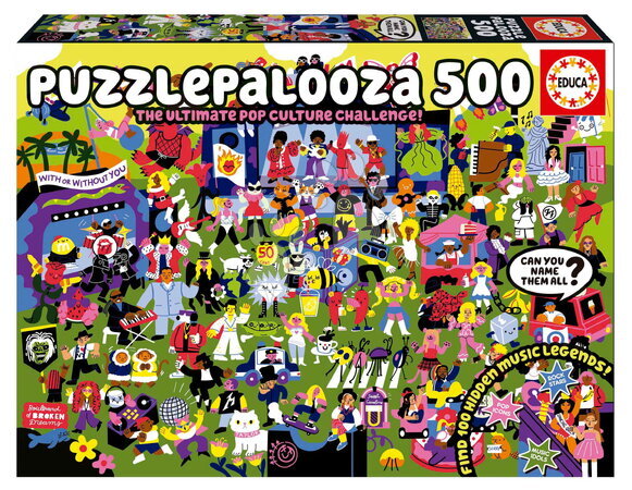 Puzzle 500 piezas - Puzzle PuzzlePalooza Educa