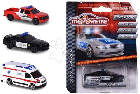 Majorette - Notfall-Spielzeugauto  S.O.S. Flashers Majorette