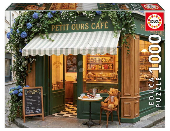 1000-delige puzzel - Puzzel Little Bear Café Educa