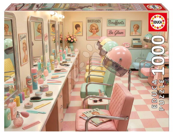 1000-delige puzzel - Puzzel Retro Glam Salon Educa