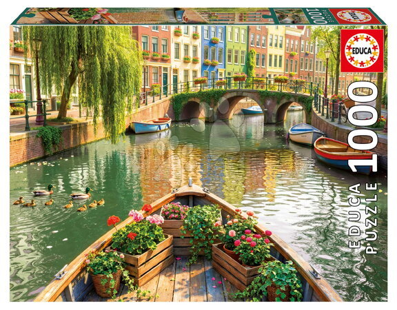 1000-delige puzzel - Puzzel Amsterdam Boat Ride Educa