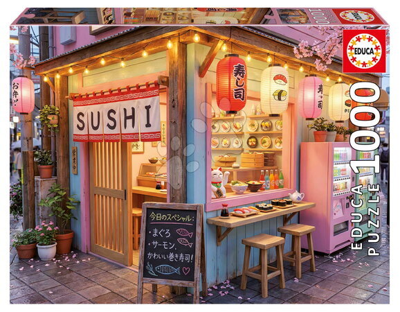 1000-delige puzzel - Puzzel Kawaii Sushi Educa