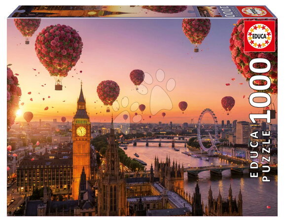 1000-delige puzzel - Puzzle London in Bloom Educa