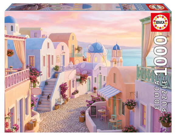 1000-delige puzzel - Puzzel Dreamy Santorini Educa