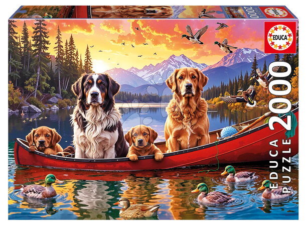Puzzle 2000 dielne - Puzzle Sunday with the Kids Educa