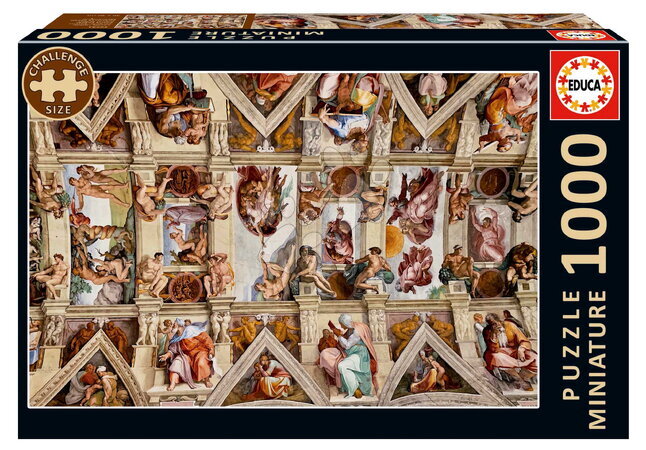 Miniatűr puzzle - Puzzle Capilla Sixtina Miniature Educa