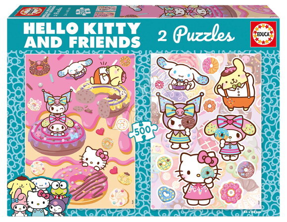 Puzzle 500 piezas - Puzzle Hello Kitty & Friends Educa