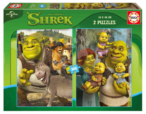 Puzzle 500 piezas - Puzzle Shrek Dreamworks Educa