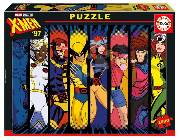 1000-delige puzzel - Puzzle X-Men 1997 Educa