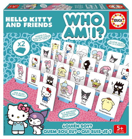 Společenské hry - Společenská hra Uhádni, kdo jsem Who am I Hello Kitty Educa
