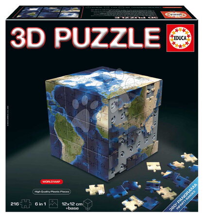 Puzzle | Pagina 2 - Puzzle cubo Worldmap 3D Cube Educa