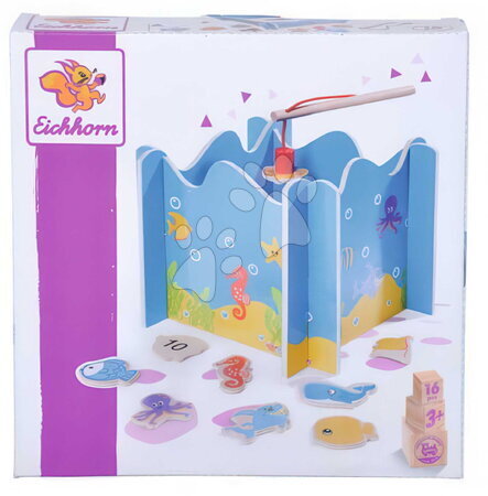 Hry na rybáře - Dřevěná hra na rybáře Fishing Game Eichhorn - 4