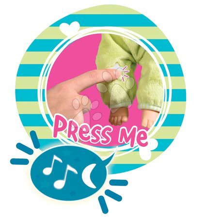 Panenky od 9 měsíců - Panenka se zvukem a světlem DouDou MiniKiss Smoby - 2