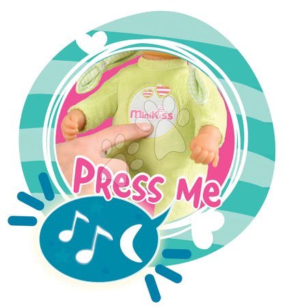 Panenky od 9 měsíců - Panenka na mazlení Douda MiniKiss Smoby - 2