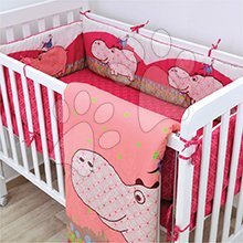Produse bebe - Set pentru pătuț Joy Hippo Pink toT's-smarTrike
