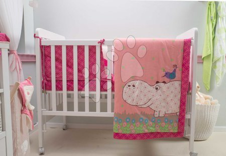 Produse bebe - Set pentru pătuț Joy Hippo Pink toT's-smarTrike_1