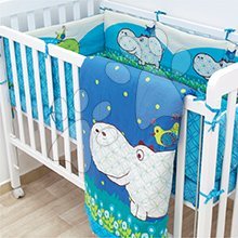 Detská izba a spánok - Súprava do postieľky Joy Hippo Blue toT's-smarTrike