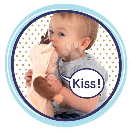Igrače dojenčki od 9. meseca - Dojenček v kostumu Srnjaček Animal Doll MiniKiss Smoby_1