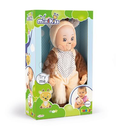 Păpuși de la 9 luni - Păpușă în costum de Cerb Animal Doll Minikiss Smoby - 4