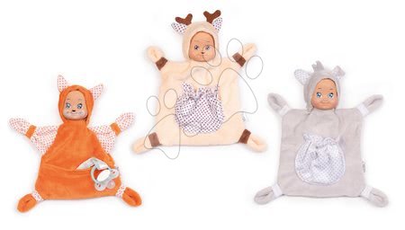 Igrače za najmlajše - Set 3 živalic za crkljanje Animal Doll MiniKiss Smoby