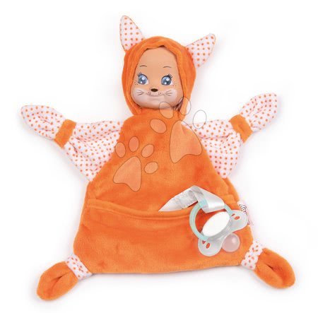 Líška na maznanie Animal Doll MiniKiss Smoby 20 cm z jemného mäkkého textilu od 0 mes