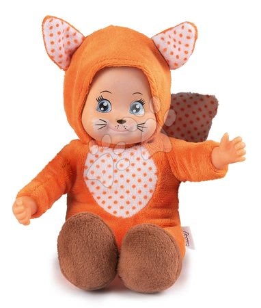 Puppen ab 9 Monaten - Puppe in Kostüm Fuchs Mini Animal Doll MiniKiss Smoby