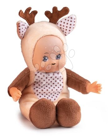 Puppen ab 9 Monaten - Puppe in Kostüm Hirsch Mini Animal Doll MiniKiss Smoby