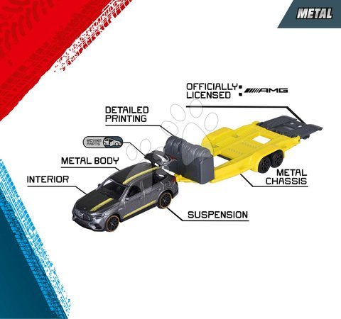 Modelle - Autíčko s prívesom Mercedes-AMG Deluxe Majorette - 4
