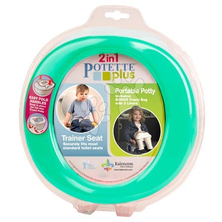 Bilik és wc-szűkítők - Utazó bili/ WC szűkítő Potette Plus Pastel - 1