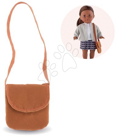 Oblečení pro panenky - Kabelka přes rameno Messenger Bag Brown Ma Corolle_1