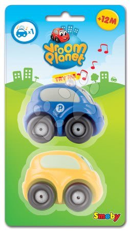 Mașinuțe - Set 2 maşinuţe Vroom Planet Smoby - 3