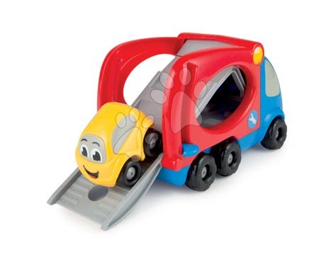 Kamioni - SMOBY 211288 Vroom Planet kamion transporter s autíčkom, +18 mesiacov, 21*12*14 cm - 7
