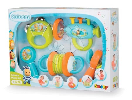 Hračky zvukové - Sada hudebních nástrojů Cotoons Smoby - 6