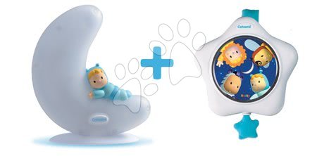 Hračky pre bábätká v extra zľavách - Svietiaci mesiačik a hviezdička Cotoons Smoby