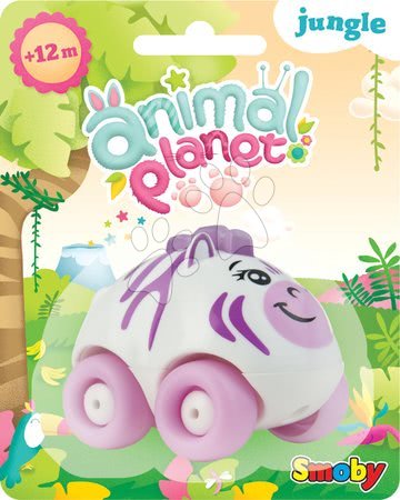 Autíčka  - Autíčko - zebra Animal Planet Smoby - 7