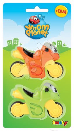 Autíčka - Sada 2 motoriek Vroom Planet Smoby - 1