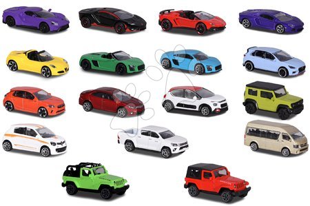 Autíčka - Autíčko městské Street Cars Majorette 18 různých druhů 7,5 cm délka