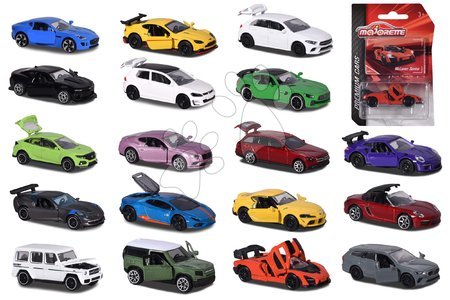 Autíčka - Autíčko prémiové Premium Cars Majorette kovové otevíratelné s odpružením a sběratelskou kartičkou 18 různých druhů