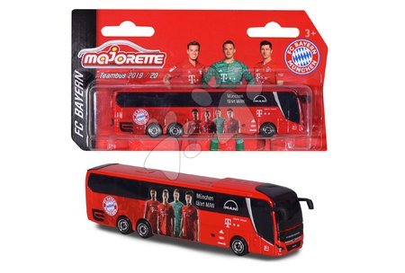 Autíčka - Autobus FC Bayern Man Lion's Coach L Supereme Teambus Majorette kovový s odpružením 13 cm délka_1