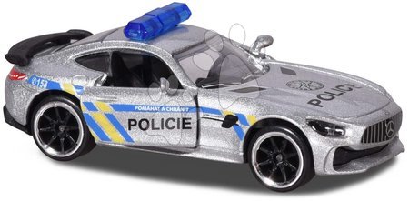 Majorette - Autíčko policajné Polícia Majorette kovové otvárateľné dĺžka 7,5 cm česká verzia